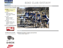 Tablet Screenshot of bikesvitavy.cz